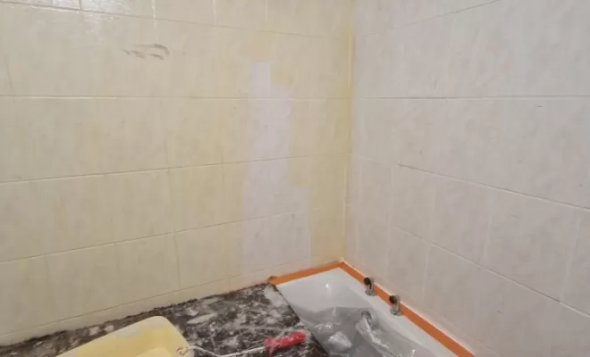 Rénovation d'une salle de bains à Villefranche, proximité de Vienne, Barbosa David Carrelages