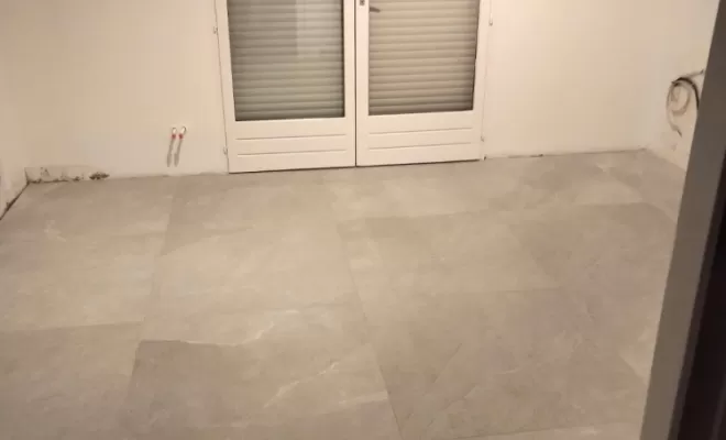 Rénovation d'une cuisine à Charantonnay, proximité de Vienne, Barbosa David Carrelages