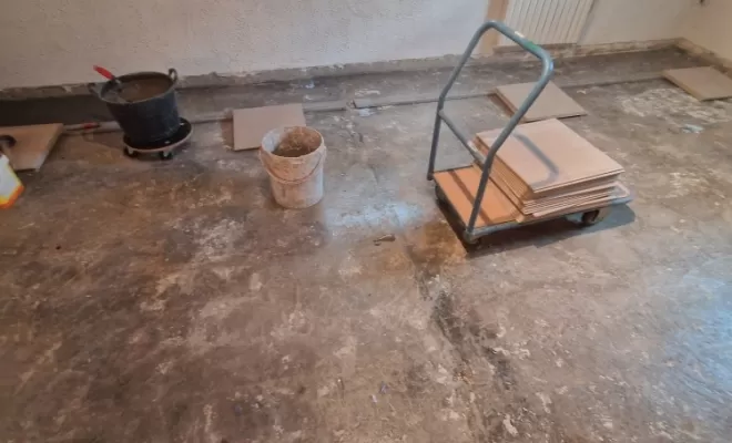 Rénovation d'une salle de jeux à Vénissieux, proximité de Vienne, Barbosa David Carrelages