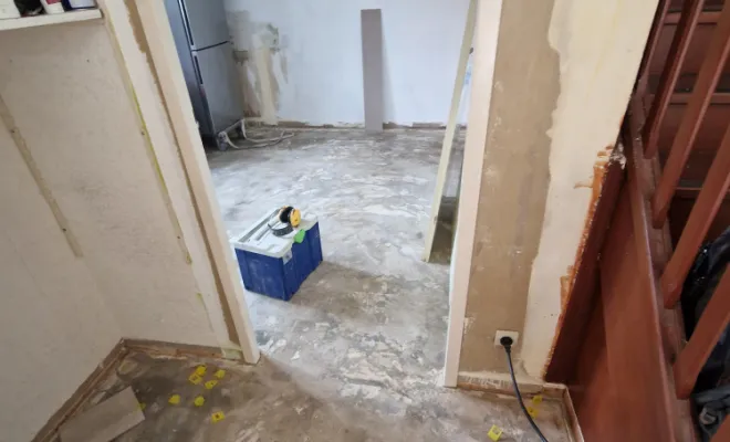 Pose carrelage imitation bois dans une villa à Toussieu, proximité de Vienne, Barbosa David Carrelages