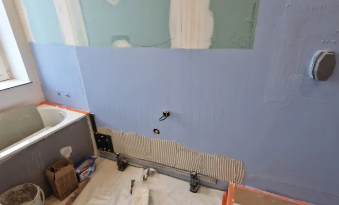 Réalisation salle de bains dans appartement à Lyon 9, proximité de Vienne, Barbosa David Carrelages