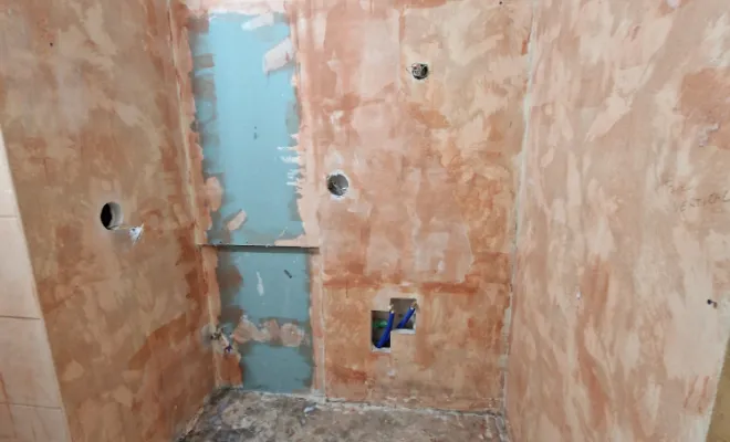 Rénovation complète d'une salle de bains dans appartement à Corbas, proximité de Vienne, Barbosa David Carrelages