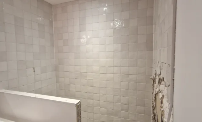 Rénovation coin douche dans une salle de bains à Villeurbanne, proximité de Vienne, Barbosa David Carrelages
