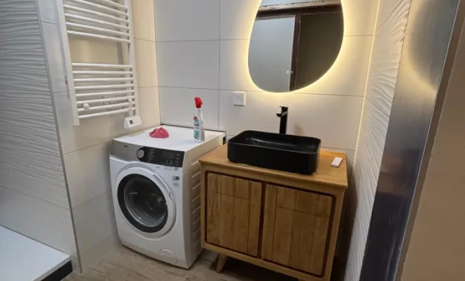 Rénovation complète d'une salle de bains dans appartement à Corbas, proximité de Vienne, Barbosa David Carrelages