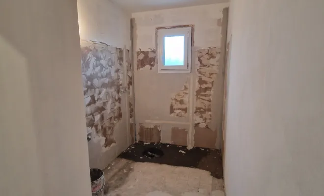 Rénovation d'une salle de bains à Saint-Bonnet-de-Mure, proximité de Vienne, Barbosa David Carrelages