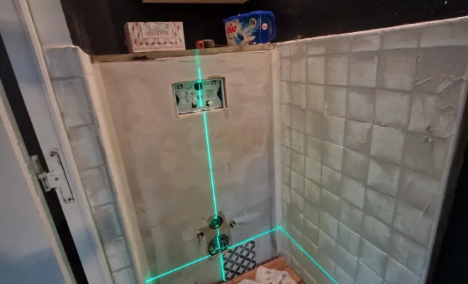 Rénovation d'un WC sur à Champier, proximité de Vienne, Barbosa David Carrelages