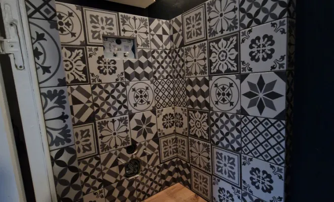 Rénovation d'un WC sur à Champier, proximité de Vienne, Barbosa David Carrelages