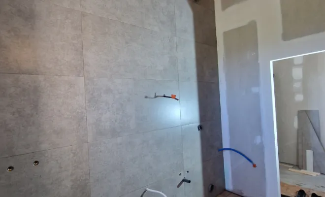 Rénovation d'une salle de bains à Sain- Sorlin-d'Arves, proximité de Vienne, Barbosa David Carrelages