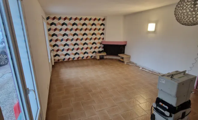 Rénovation salon/séjour à Heyrieux, proximité de Vienne, Barbosa David Carrelages