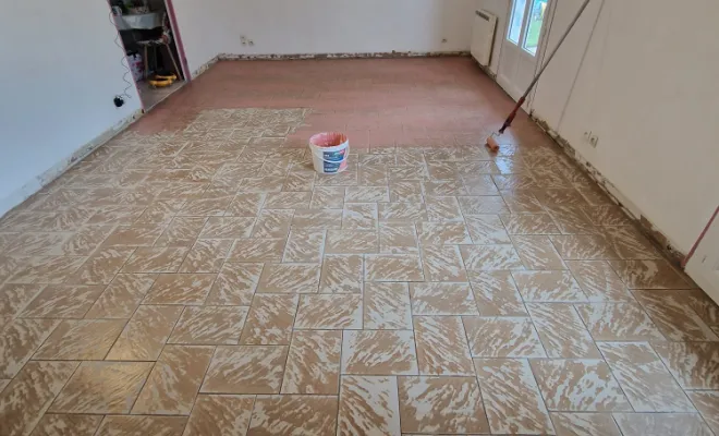 Rénovation salon/séjour à Heyrieux, proximité de Vienne, Barbosa David Carrelages