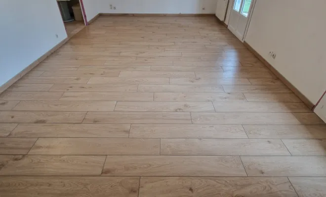 Rénovation salon/séjour à Heyrieux, proximité de Vienne, Barbosa David Carrelages