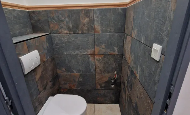 Rénovation d'un WC sur la commune de Grigny, proximité de Vienne, Barbosa David Carrelages